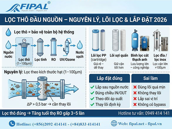 Lọc thô đầu nguồn