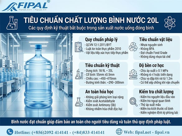 Tiêu Chuẩn Chất Lượng Bình Nước 20L