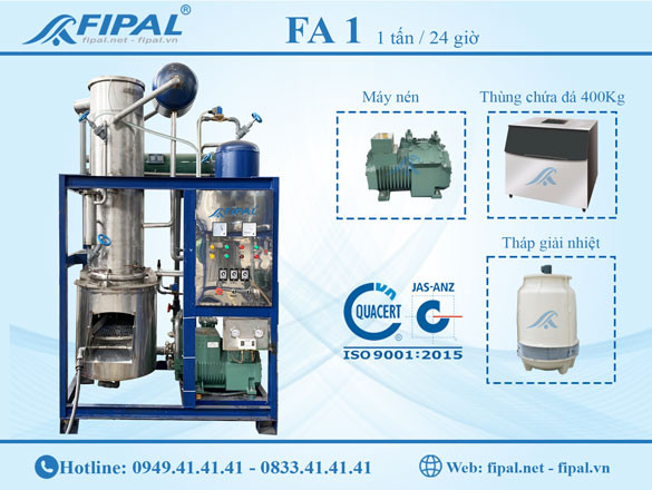 Máy làm đá viên 1 tấn FA1